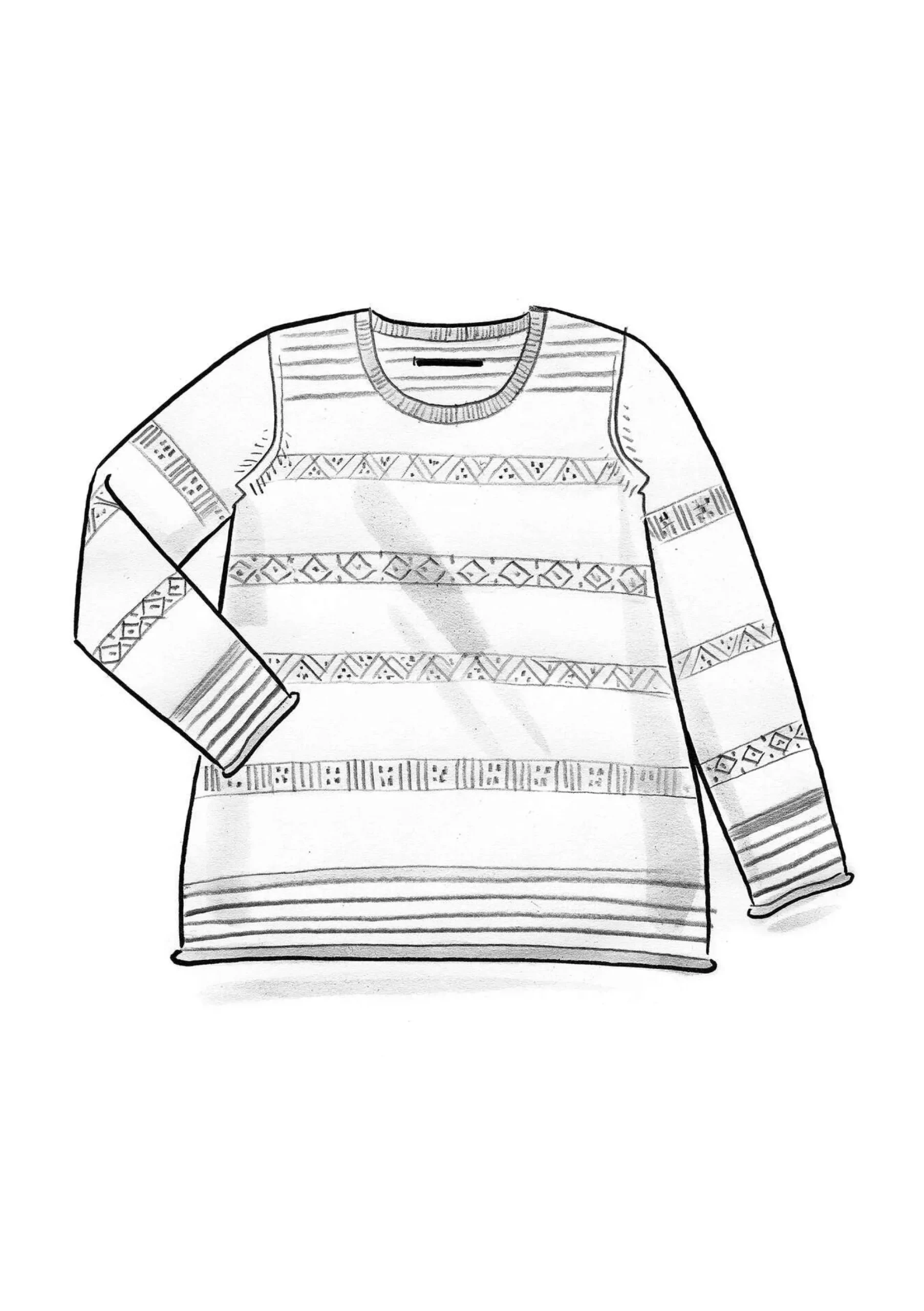 Discount Gudrun Sjödén Pullover Shoko Aus Bio-Baumwolle erika
