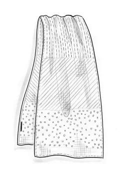 Hot Gudrun Sjödén Schal Cikoria Aus Baumwolle jade
