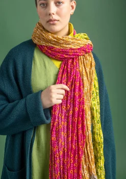 Best Gudrun Sjödén Schal Jasmine Aus Bio-Baumwolle alpenveilchen