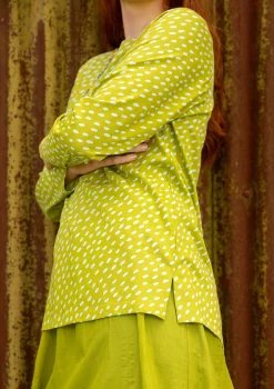Best Gudrun Sjödén Shirt Långvik Aus Bio-Baumwolle/Modal limettengrün