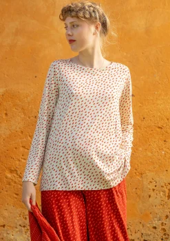 Outlet Gudrun Sjödén Shirt Långvik Aus Bio-Baumwolle/Modal chili
