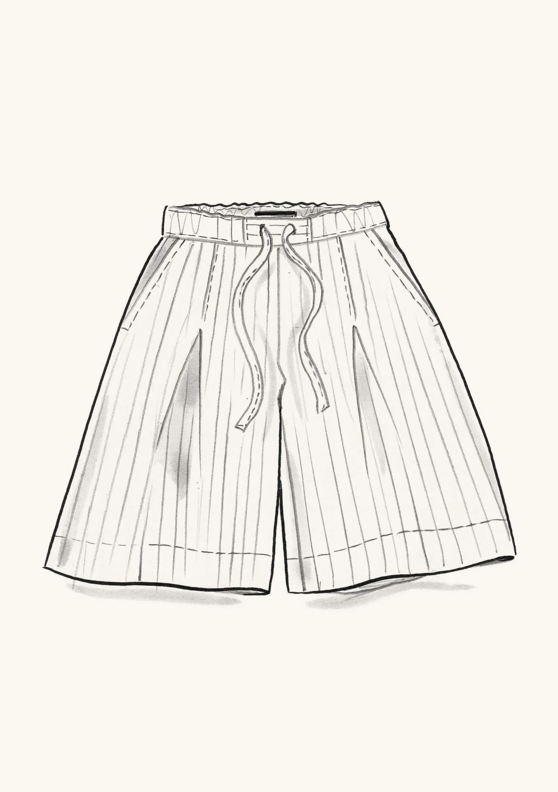 Discount Gudrun Sjödén Shorts Aus Leinengewebe radieschen