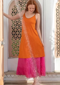 Gudrun Sjödén Slipkleid Aus Lyocell/Elasthan masala