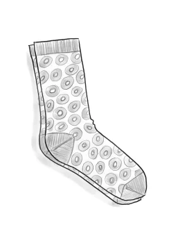 Outlet Gudrun Sjödén Socken Billie Aus Bio-Baumwolle ungebleicht