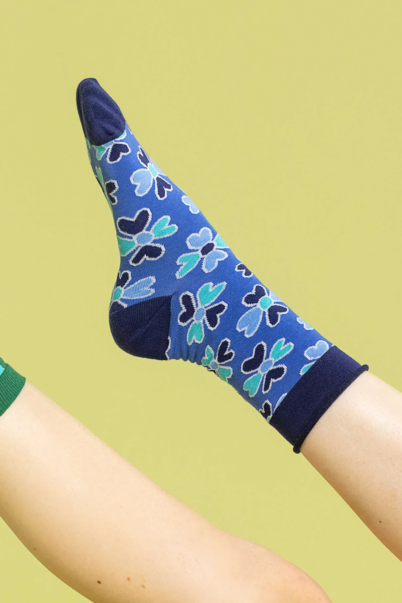 New Gudrun Sjödén Socken Peggy Aus Bio-Baumwolle himmelblau