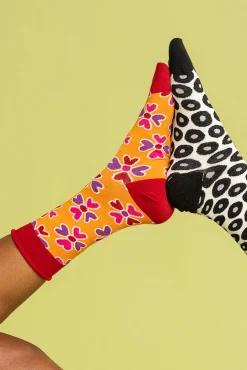Discount Gudrun Sjödén Socken Peggy Aus Bio-Baumwolle masala