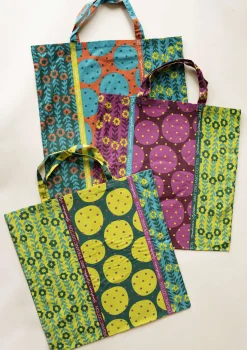 Hot Gudrun Sjödén Stofftasche Größe L, Aus Bio-Baumwolle multi