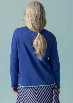 Sale Gudrun Sjödén Strickjacke Aus Bio-/Recycling-Baumwolle lupine