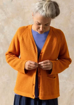Sale Gudrun Sjödén Strickjacke Aus Recycling-Baumwolle masala