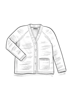 Sale Gudrun Sjödén Strickjacke Aus Recycling-Baumwolle masala