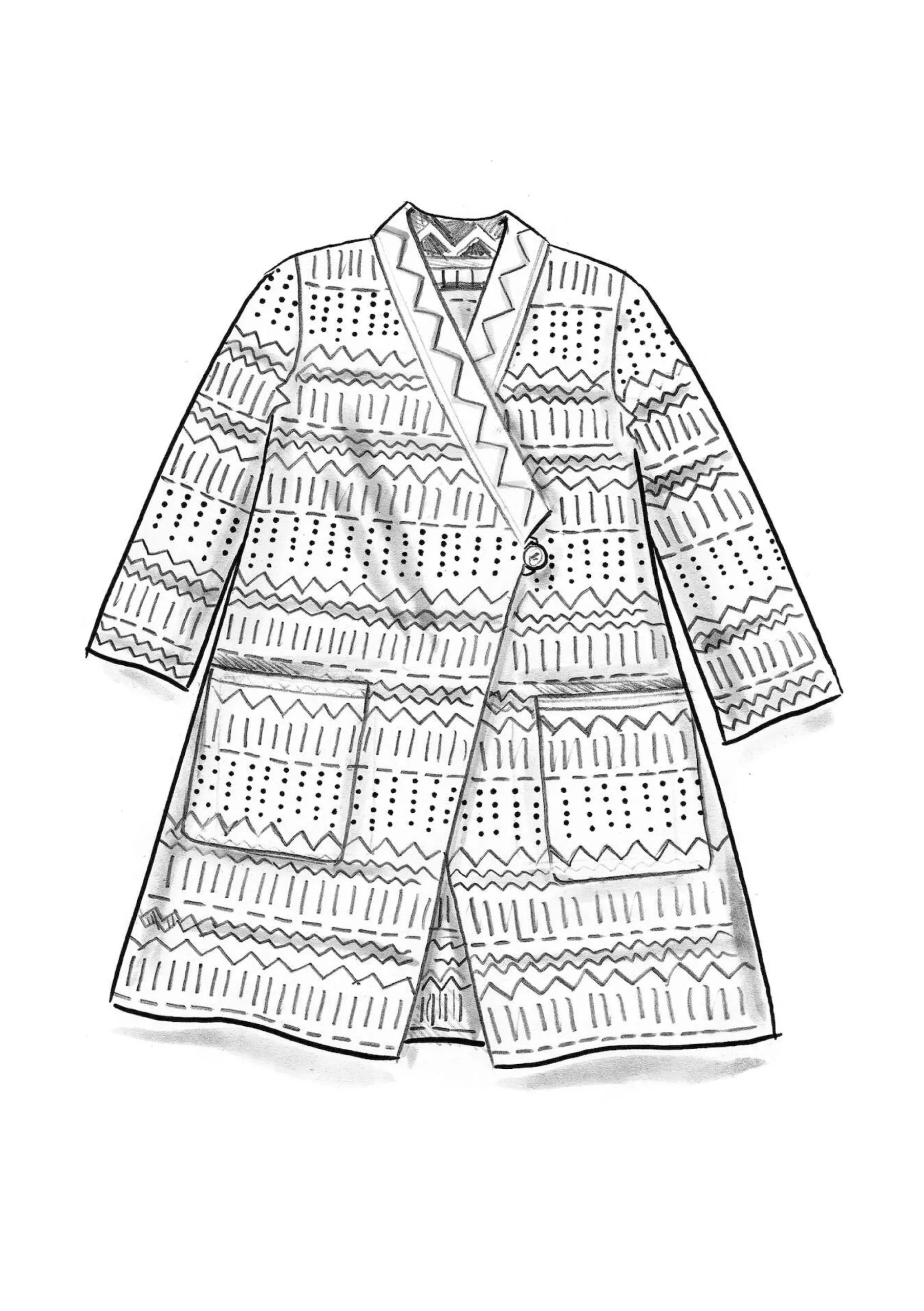 Discount Gudrun Sjödén Strickjacke Elsie Aus Bio-/Recycling-Baumwolle himmelblau