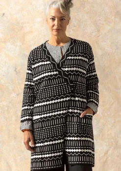 Outlet Gudrun Sjödén Strickjacke Elsie Aus Bio-/Recycling-Baumwolle schwarz