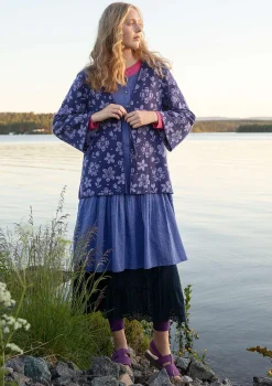 Gudrun Sjödén Strickjacke Flora-Li Aus Bio-/Recycling-Baumwolle veilchen