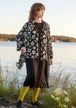 Online Gudrun Sjödén Strickjacke Flora-Li Aus Bio-/Recycling-Baumwolle schwarz