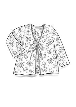 Online Gudrun Sjödén Strickjacke Flora-Li Aus Bio-/Recycling-Baumwolle schwarz