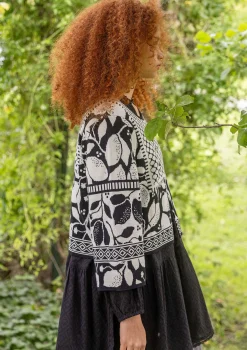 Best Gudrun Sjödén Strickjacke Hilda Aus Bio-/Recycling-Baumwolle schwarz