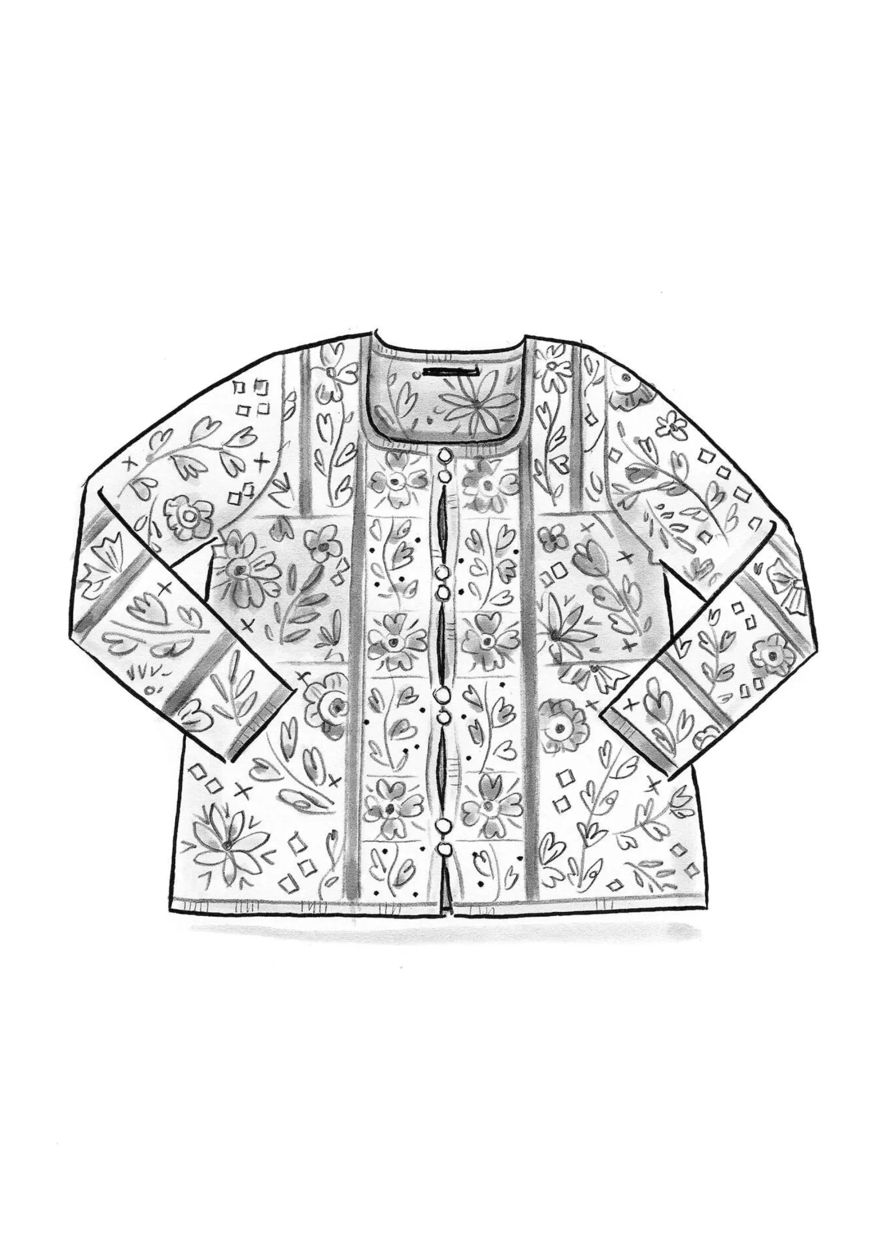 New Gudrun Sjödén Strickjacke Jurta Aus Wolle/Lyocell achatrot