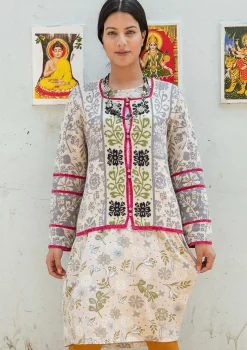 Online Gudrun Sjödén Strickjacke Jurta Aus Wolle/Lyocell hellsand