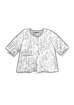 Best Gudrun Sjödén Strickjacke Morr Aus Alpakagemisch Und Recycling-/Bio-Baumwolle dunkelschokolade