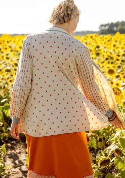 Best Gudrun Sjödén Strickjacke Sigfride Aus Bio-/Recycling-Baumwolle auster