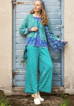 Discount Gudrun Sjödén Strickjacke Ängskär Aus Bio- Und Recycling-Baumwolle aqua