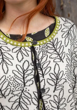 Outlet Gudrun Sjödén Strickjacke Ängskär Aus Bio- Und Recycling-Baumwolle schwarz