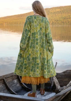 Online Gudrun Sjödén Strickmantel Ottilia Aus Wolle Und Bio-/Recycling-Baumwolle apfelgrün