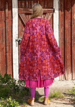 Discount Gudrun Sjödén Strickmantel Ottilia Aus Wolle Und Bio-/Recycling-Baumwolle traube