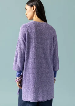 Gudrun Sjödén Strickpullover Aus Leinen/Recycling-Baumwolle distel