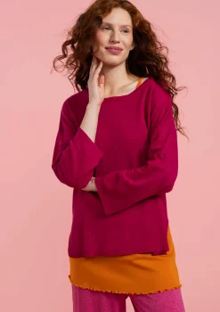 New Gudrun Sjödén Strickpullover Aus Leinen alpenveilchen
