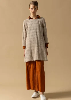 Best Gudrun Sjödén Strickpullover Aus Leinen/Recycling-Baumwolle natur