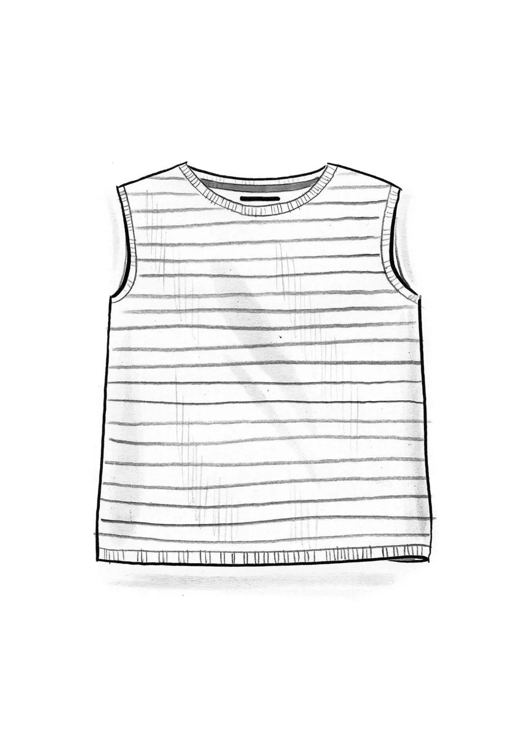 Online Gudrun Sjödén Stricktop Aus Leinen rost