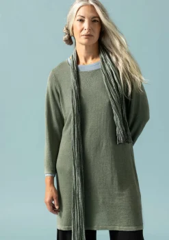 Outlet Gudrun Sjödén Stricktunika Aus Leinen/Recycling-Leinen hopper