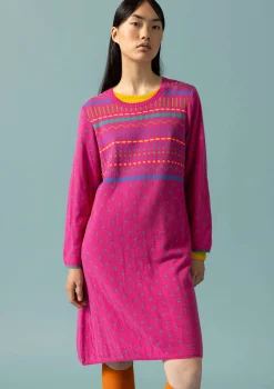 Discount Gudrun Sjödén Stricktunika Elsie Aus Bio-/Recycling-Baumwolle hibiskus
