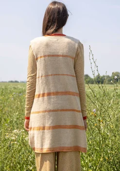 Sale Gudrun Sjödén Strickweste Sandy Aus Alpakagemisch Und Bio-/Recycling-Baumwolle dunkelnatur
