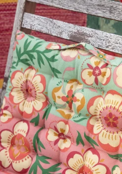 New Gudrun Sjödén Stuhlkissen Desert Bloom Aus Bio-Baumwolle staubgrün