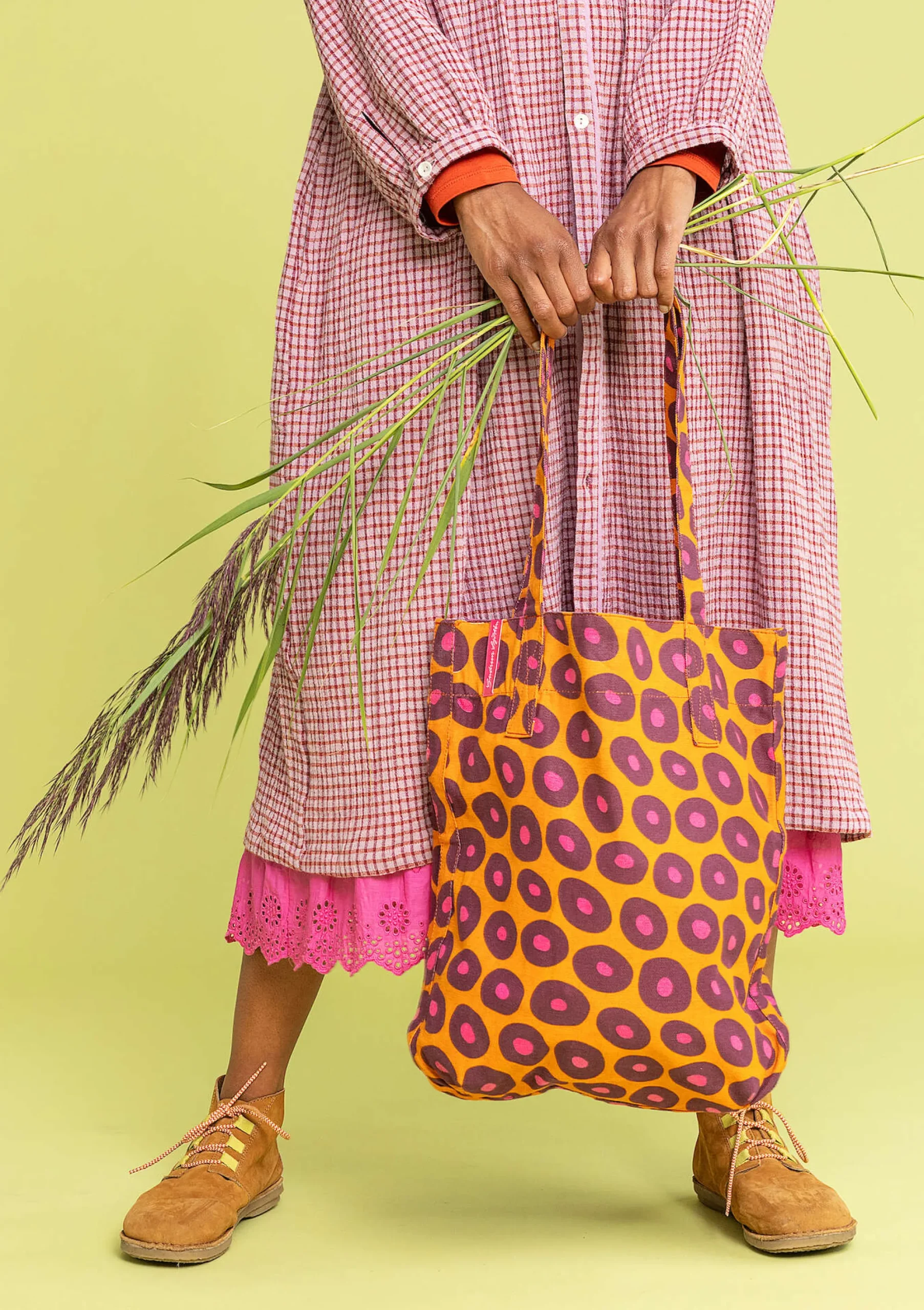 New Gudrun Sjödén Tasche Billie Aus Bio-Baumwolle masala