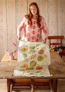 Outlet Gudrun Sjödén Tischläufer Nest Aus Bio-Baumwolle zikade