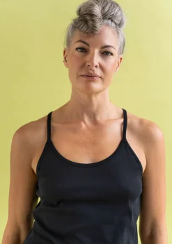 Hot Gudrun Sjödén Top Aus Bio-Baumwolle schwarz