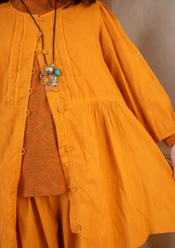 Best Gudrun Sjödén Tunika Buij Aus Bio-Baumwolle tagetes