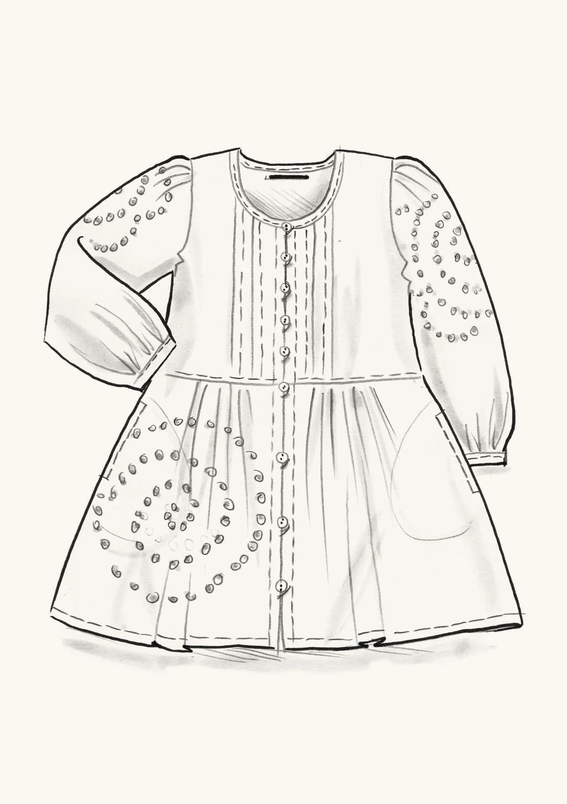 Best Gudrun Sjödén Tunika Buij Aus Bio-Baumwolle tagetes