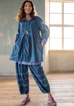Discount Gudrun Sjödén Tunika Buij Aus Bio-Baumwolle indigo
