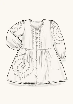 Discount Gudrun Sjödén Tunika Buij Aus Bio-Baumwolle indigo