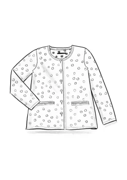 Online Gudrun Sjödén Tupfenstrickjacke Aus Bio-Baumwolle veronagrün