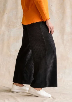 Hot Gudrun Sjödén Velourshose Aus Bio-Baumwolle/Recycling-Polyester schwarz