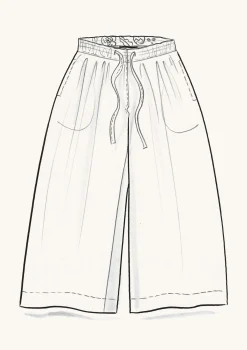 Hot Gudrun Sjödén Webhose Amber Aus Bio-Baumwolle/Leinen masala
