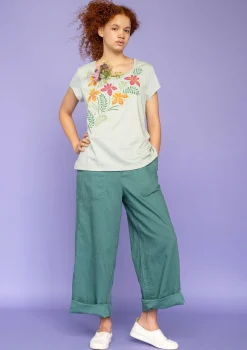 Online Gudrun Sjödén Webhose Garden Aus Bio-Baumwolle/Leinen wermutkraut