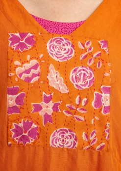 Discount Gudrun Sjödén Webkleid Amber Aus Bio-Baumwolle/Leinen masala