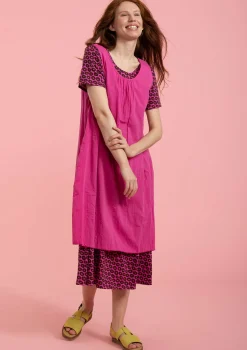 Hot Gudrun Sjödén Webkleid Aus Bio-Baumwolle/Modal hibiskus