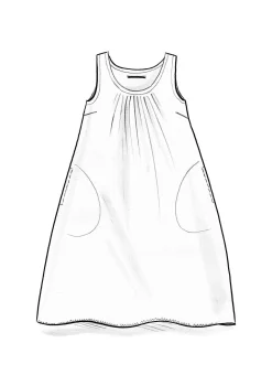 Sale Gudrun Sjödén Webkleid Aus Bio-Baumwolle/Modal nektar